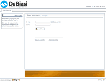Tablet Screenshot of gsd.debiasi.com.br